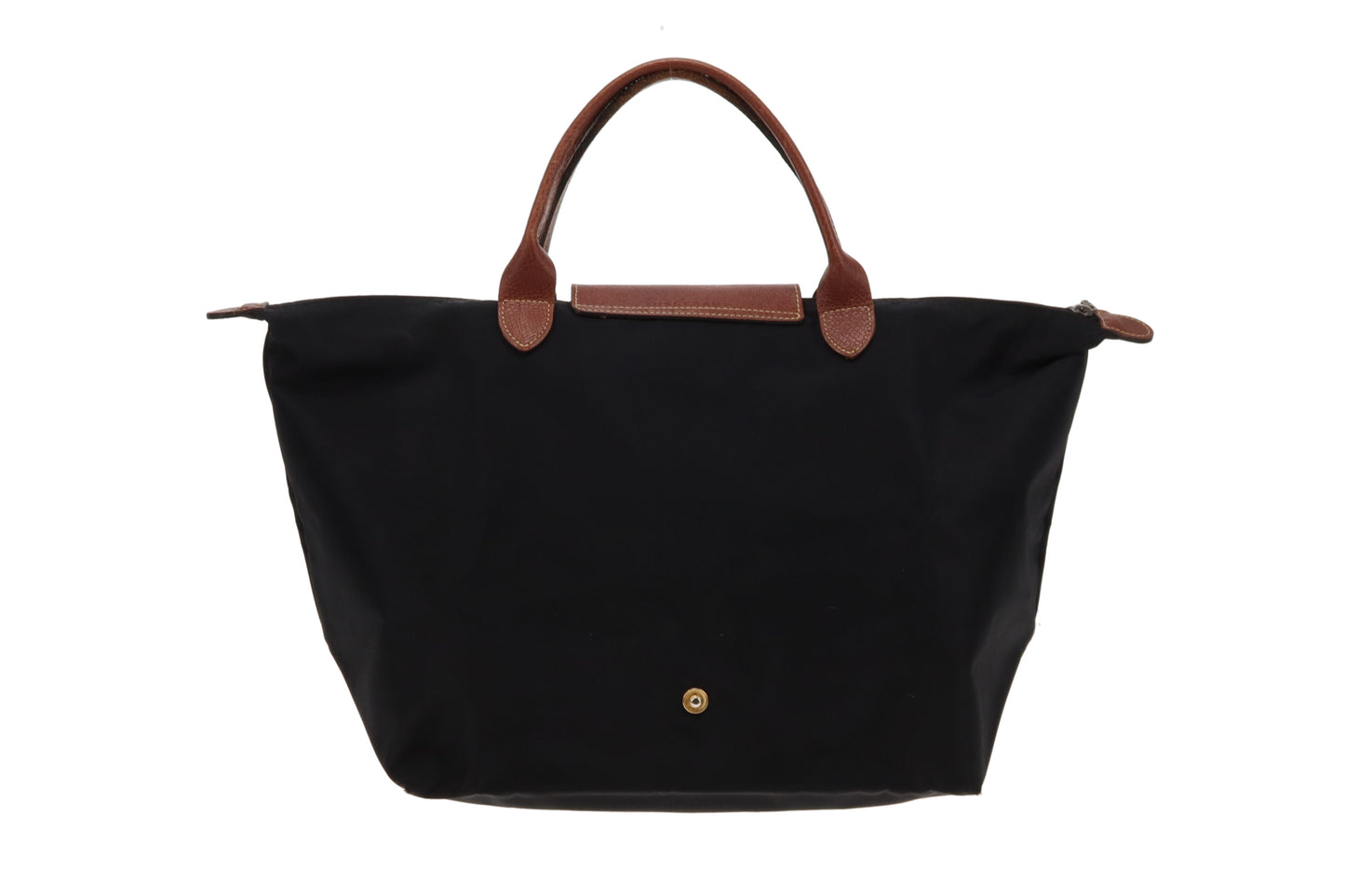 Longchamp Black Nylon Le Pliage Handbag M