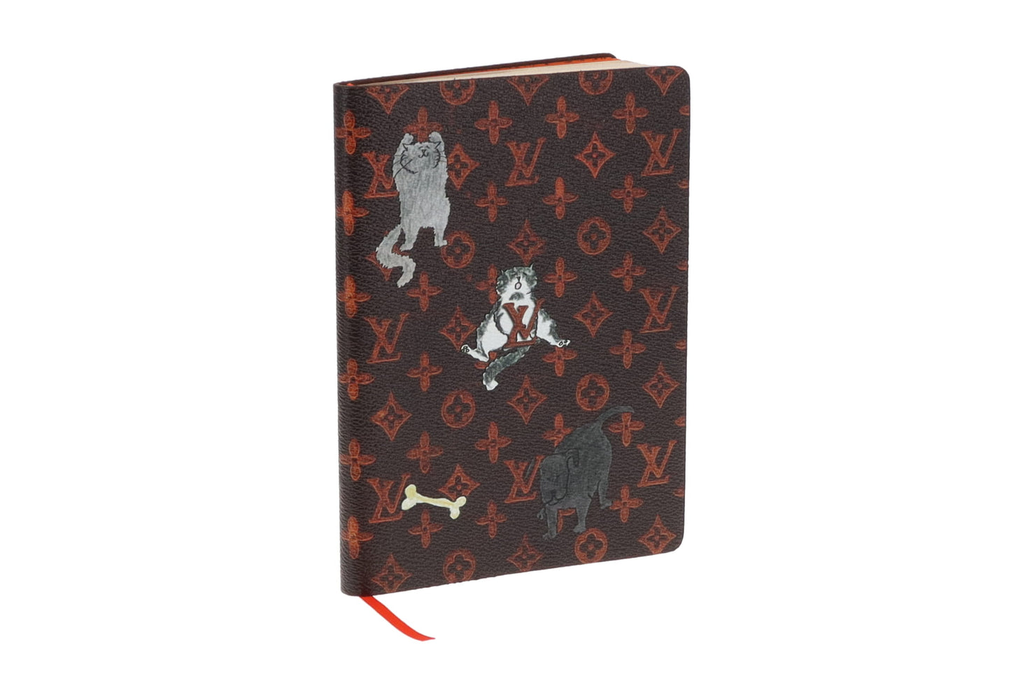 Louis Vuitton Catogram Clemence Notebook MM Marron