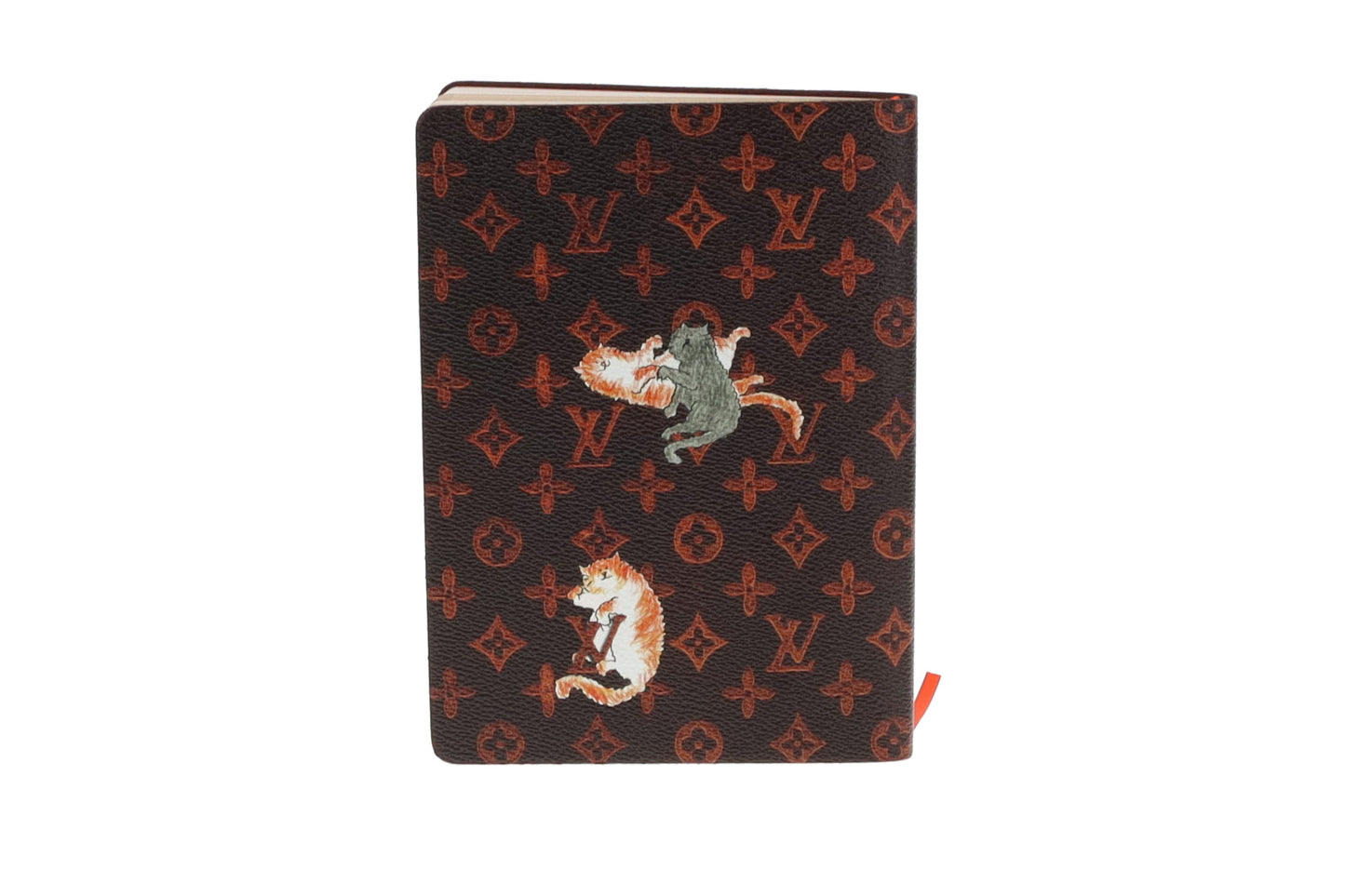 Louis Vuitton Catogram Clemence Notebook MM Marron