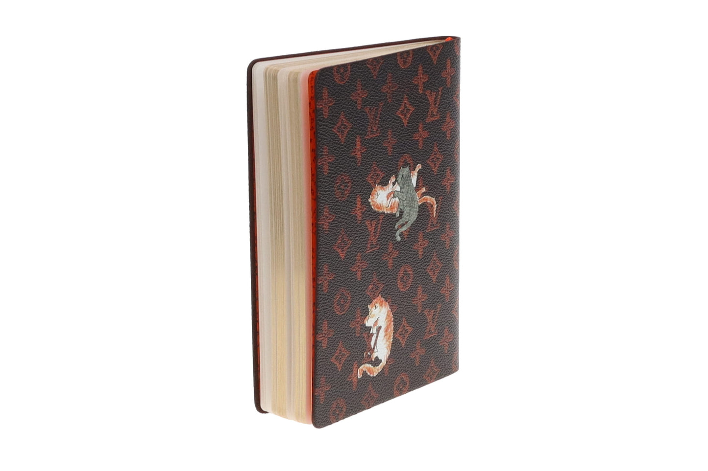 Louis Vuitton Catogram Clemence Notebook MM Marron