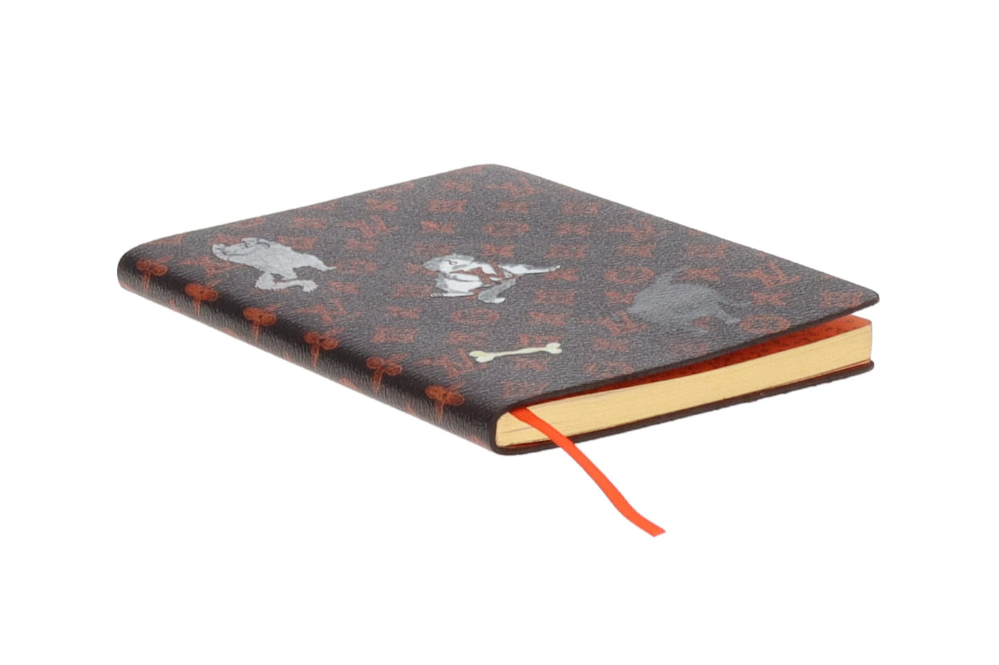 Louis Vuitton Catogram Clemence Notebook MM Marron