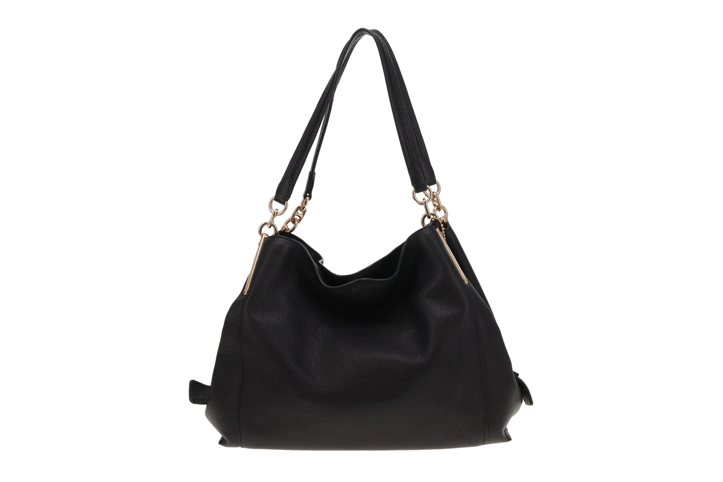 Coach Black Leather Dalton Shoulder Bag