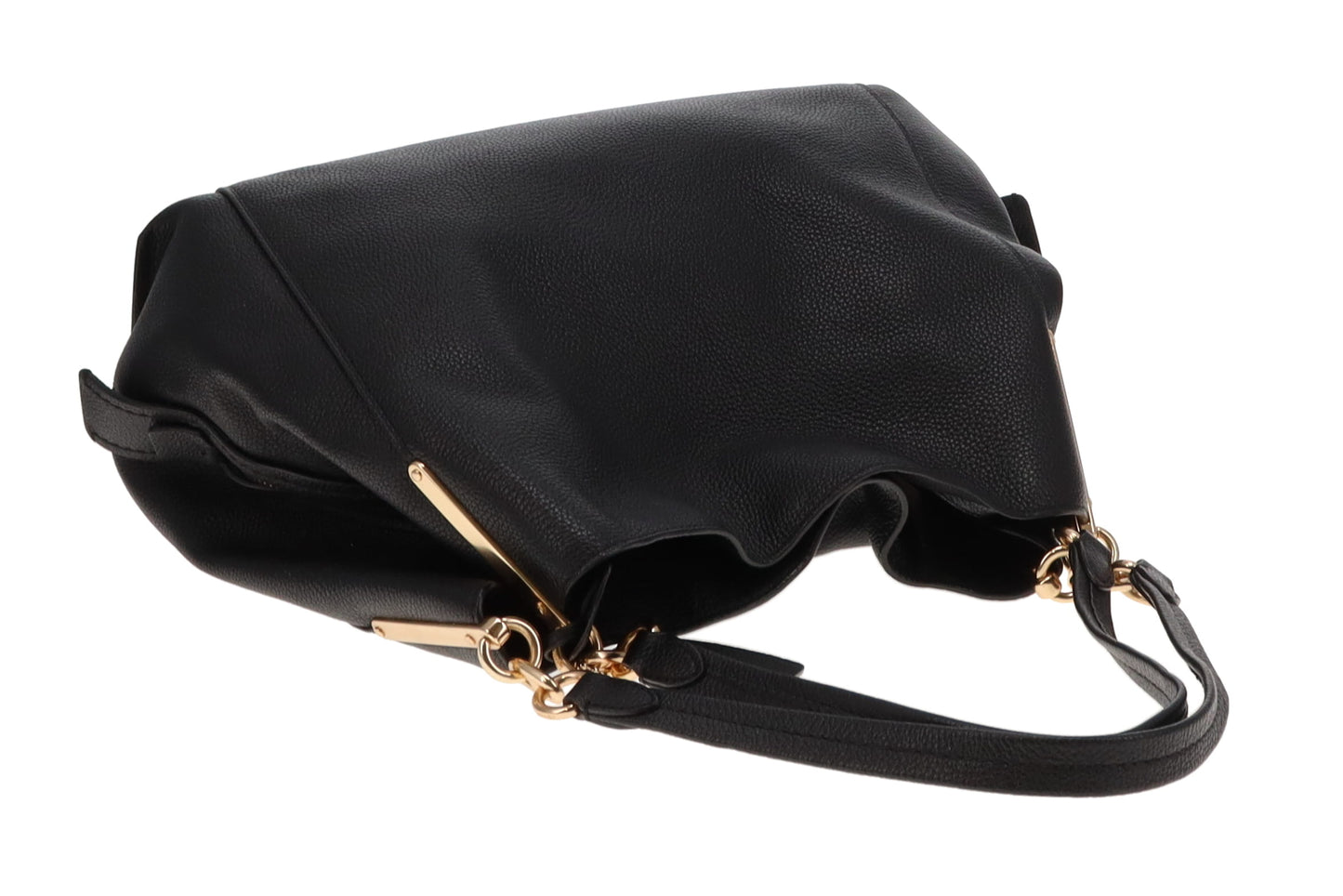 Coach Black Leather Dalton Shoulder Bag