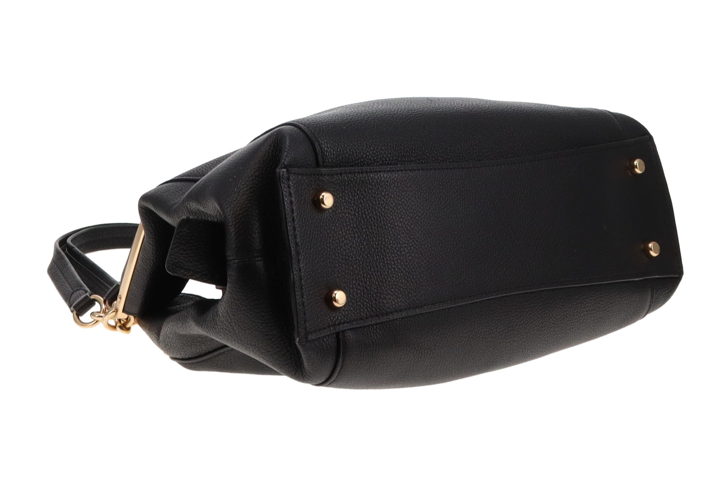 Coach Black Leather Dalton Shoulder Bag