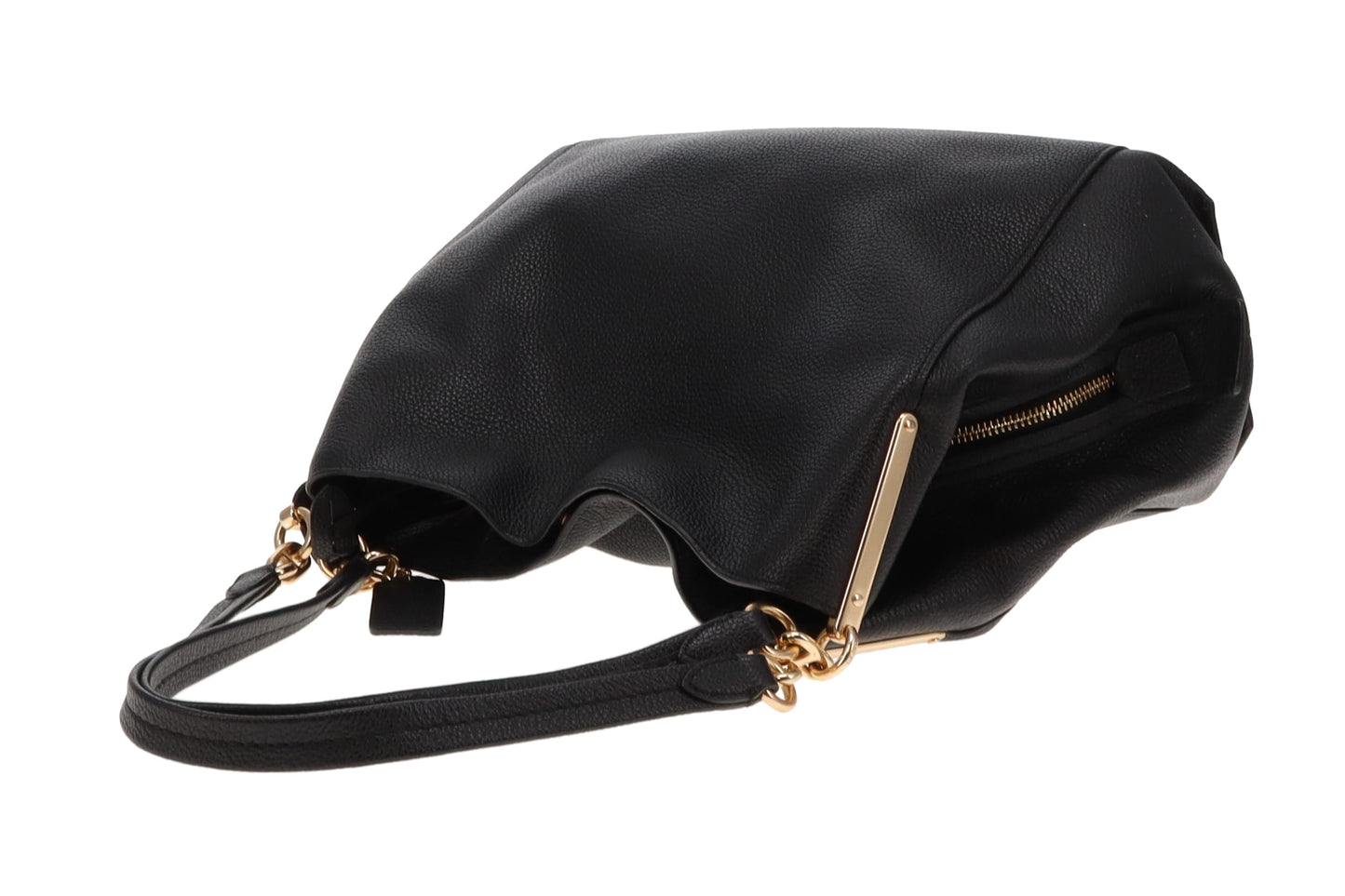 Coach Black Leather Dalton Shoulder Bag