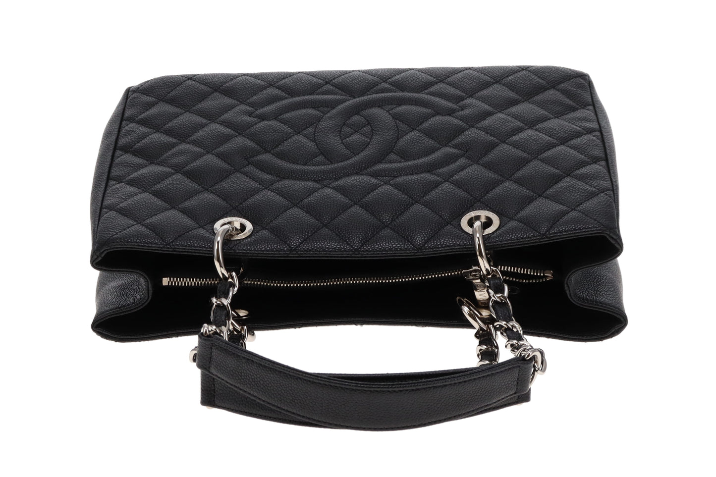 Chanel Black Caviar SHW New Model GST 2014