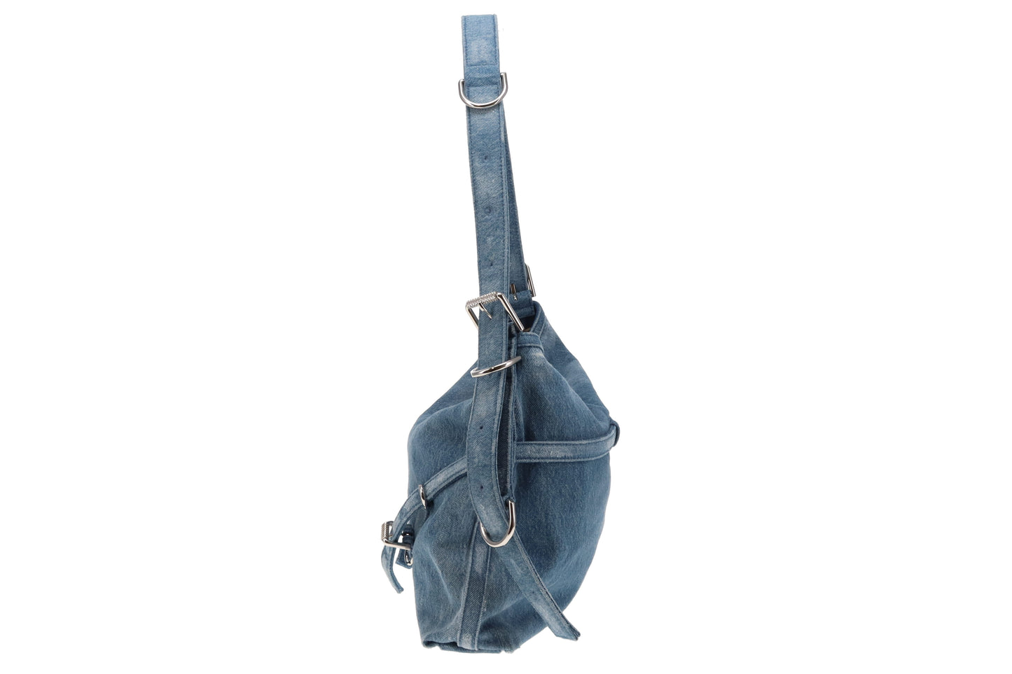 Givenchy Blue Denim Medium Voyou Bag