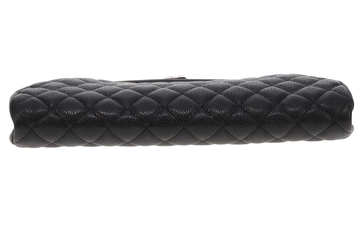 Chanel Black Caviar CC Timeless Clutch Bag