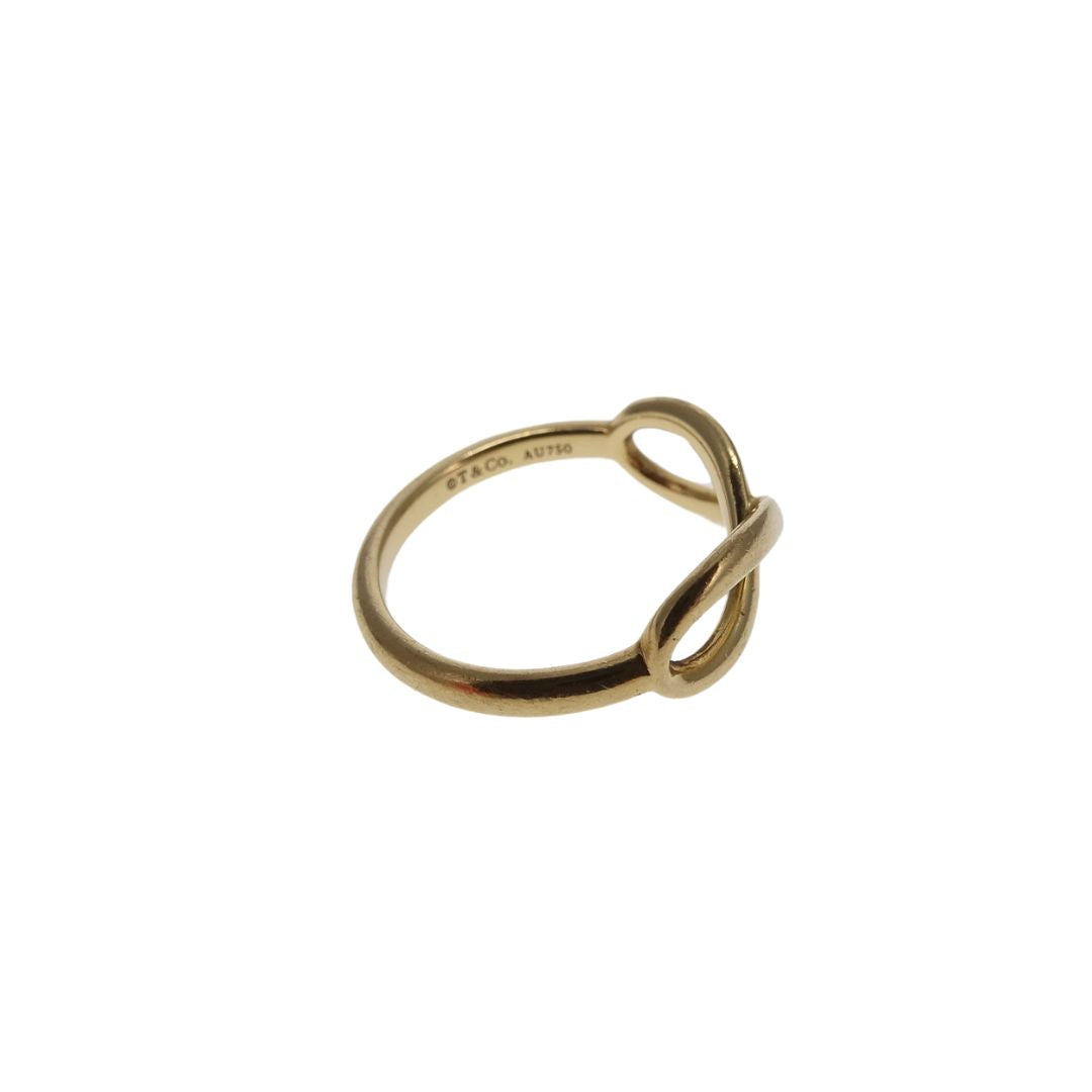 Tiffany & Co 18k Yellow Gold Infinity Ring (size 50)