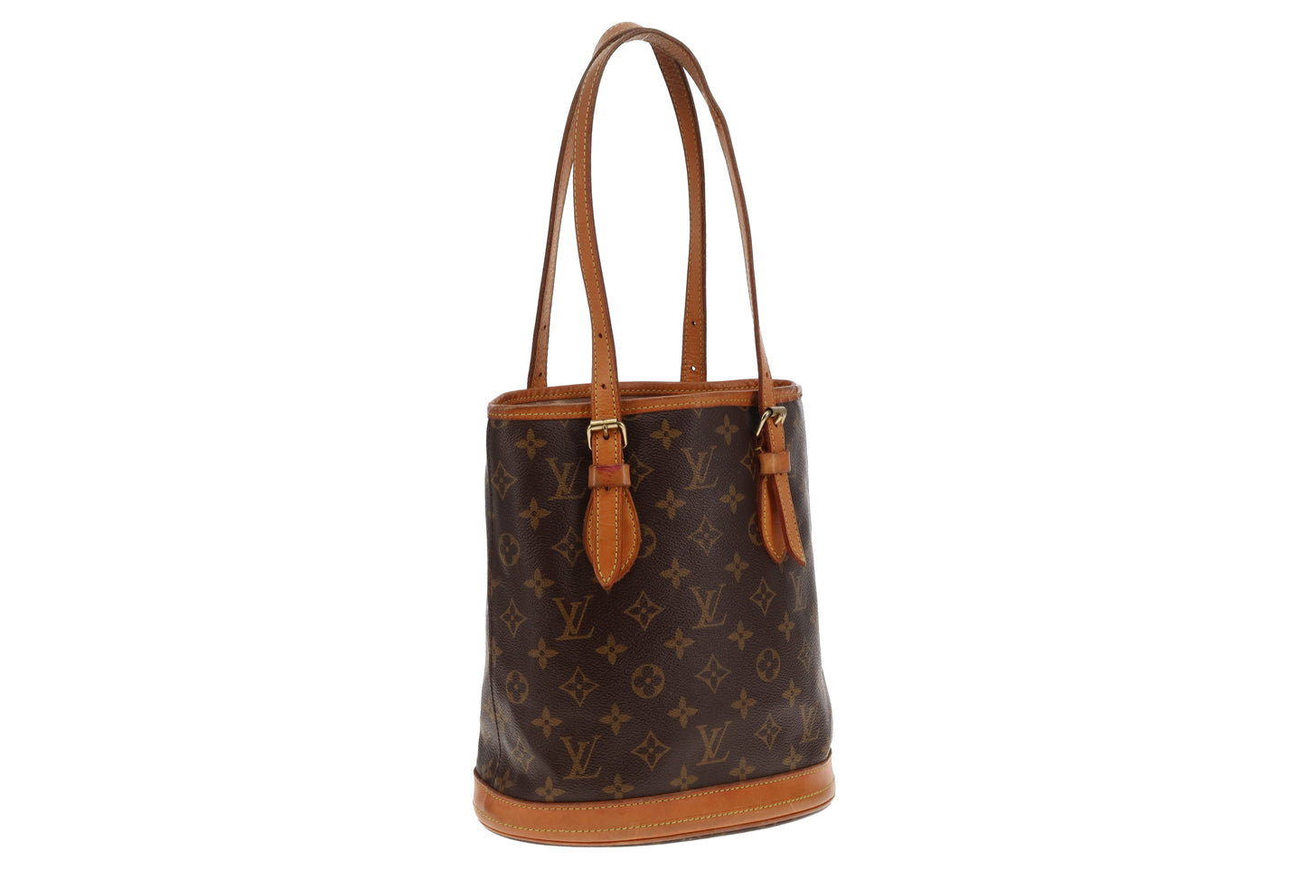 Louis Vuitton Classic Monogram Petit Bucket Bag with Pochette SD1003 - 2003