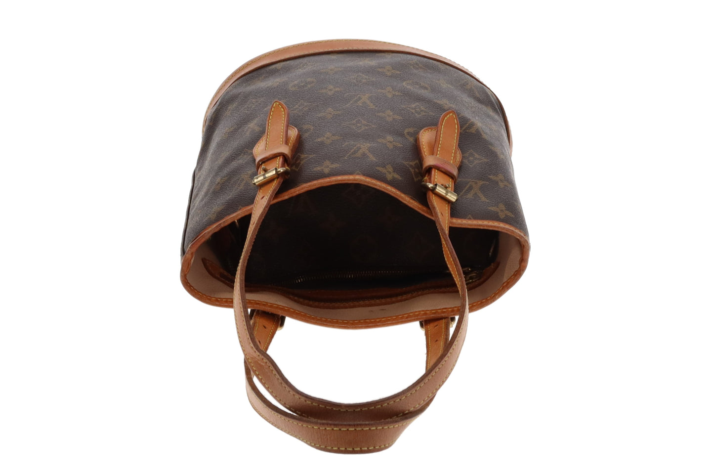 Louis Vuitton Classic Monogram Petit Bucket Bag with Pochette SD1003 - 2003