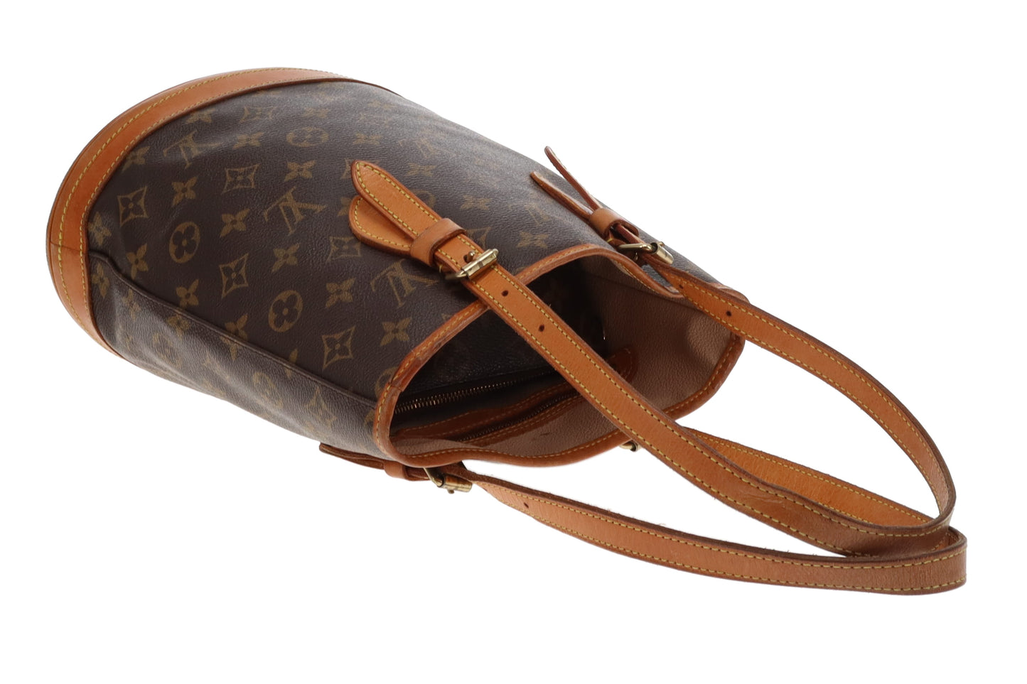 Louis Vuitton Classic Monogram Petit Bucket Bag with Pochette SD1003 - 2003