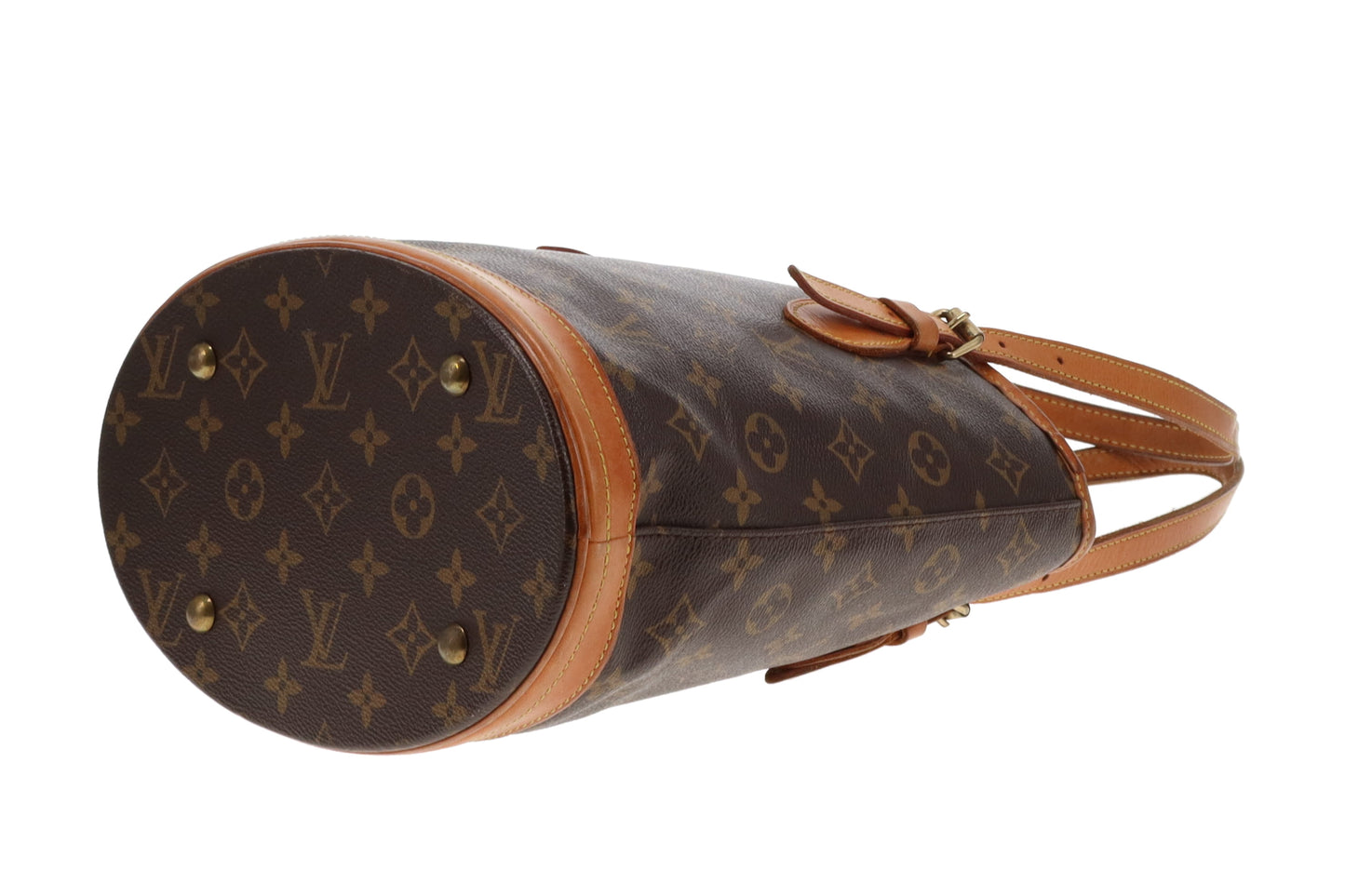 Louis Vuitton Classic Monogram Petit Bucket Bag with Pochette SD1003 - 2003