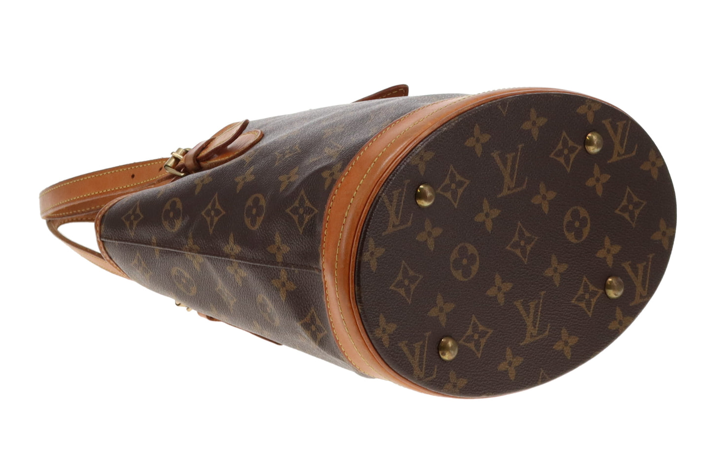 Louis Vuitton Classic Monogram Petit Bucket Bag with Pochette SD1003 - 2003