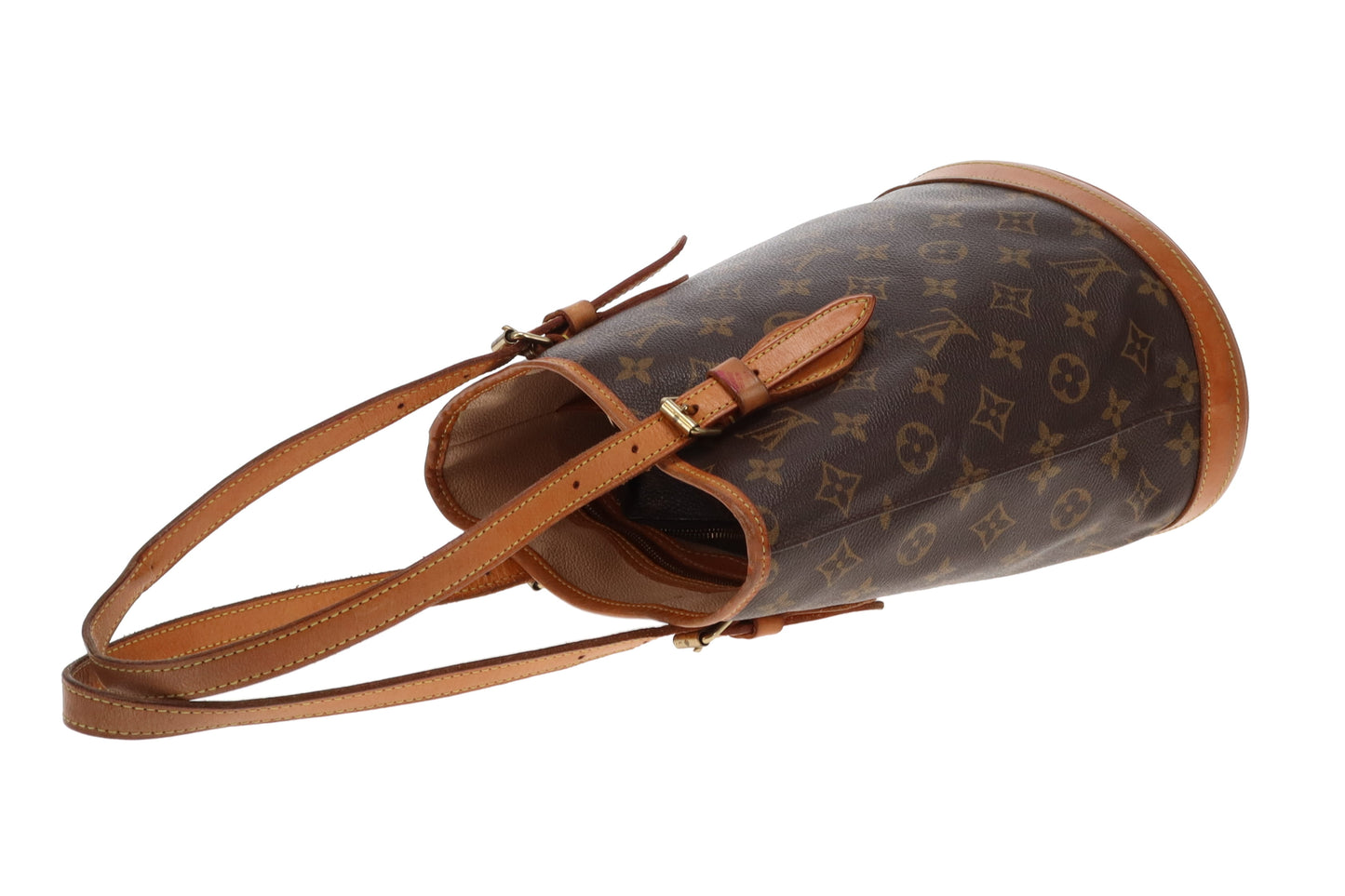 Louis Vuitton Classic Monogram Petit Bucket Bag with Pochette SD1003 - 2003