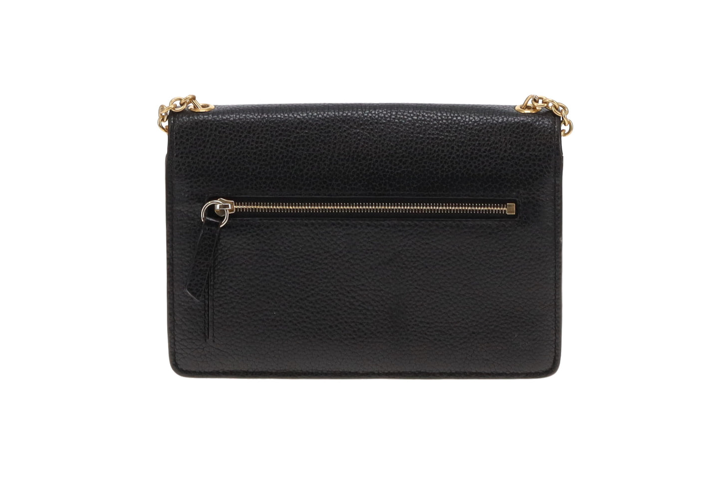 Mulberry Black Leather GHW Small Darley