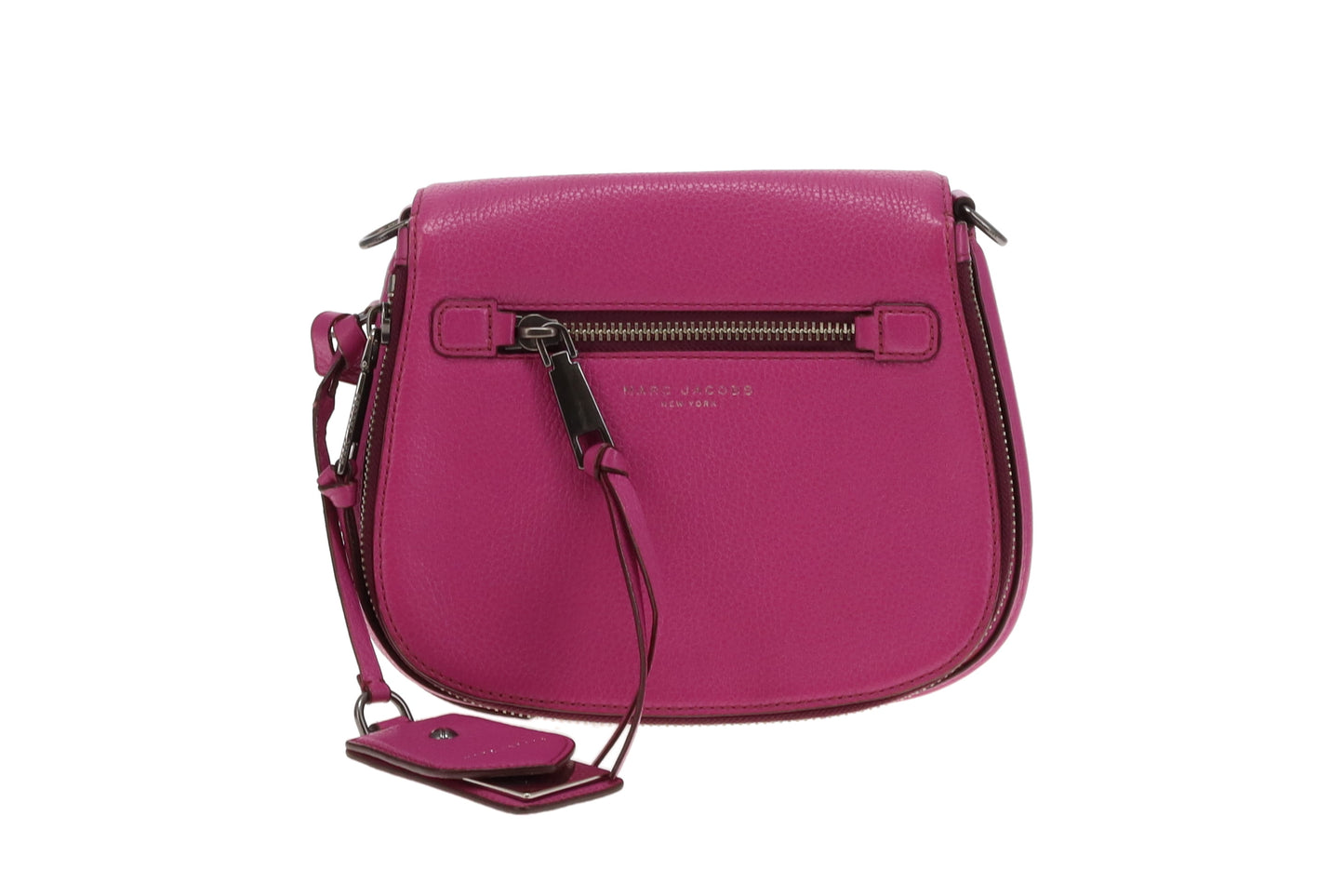 Marc Jacobs Magenta Small Recruit Saddle Bag