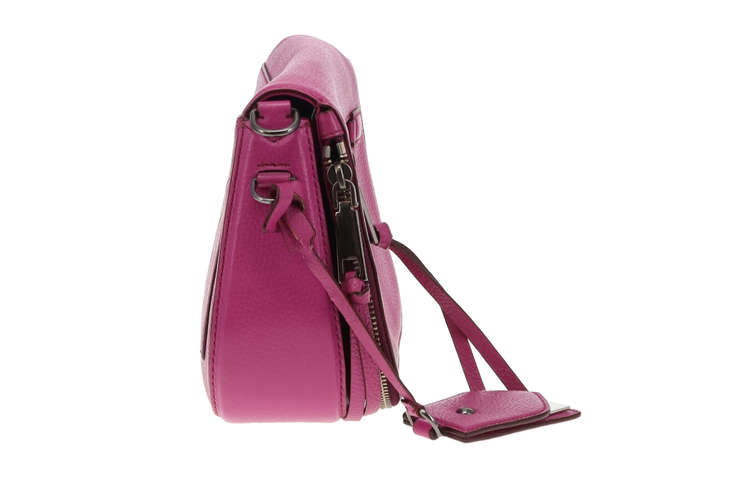 Marc Jacobs Magenta Small Recruit Saddle Bag