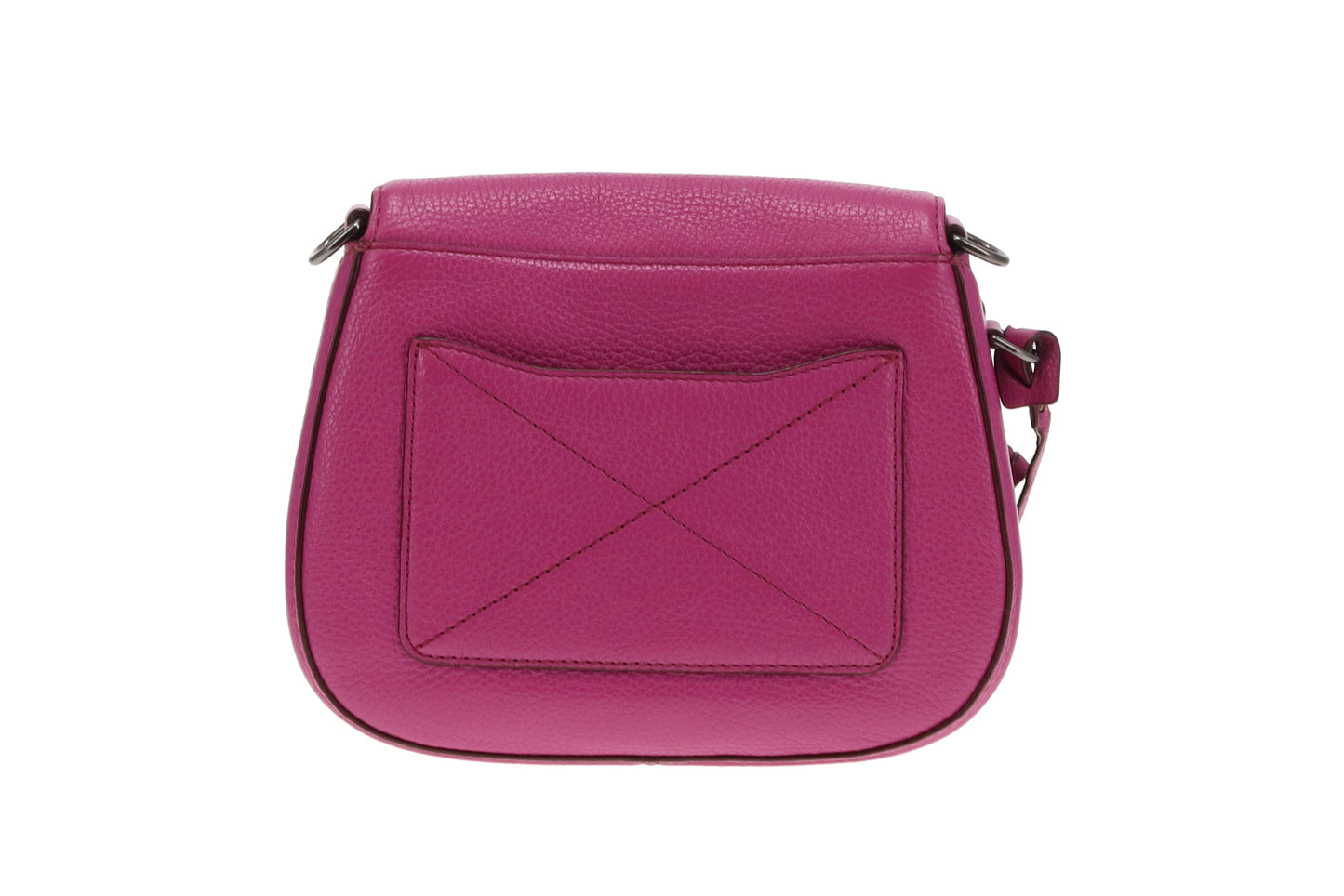 Marc Jacobs Magenta Small Recruit Saddle Bag