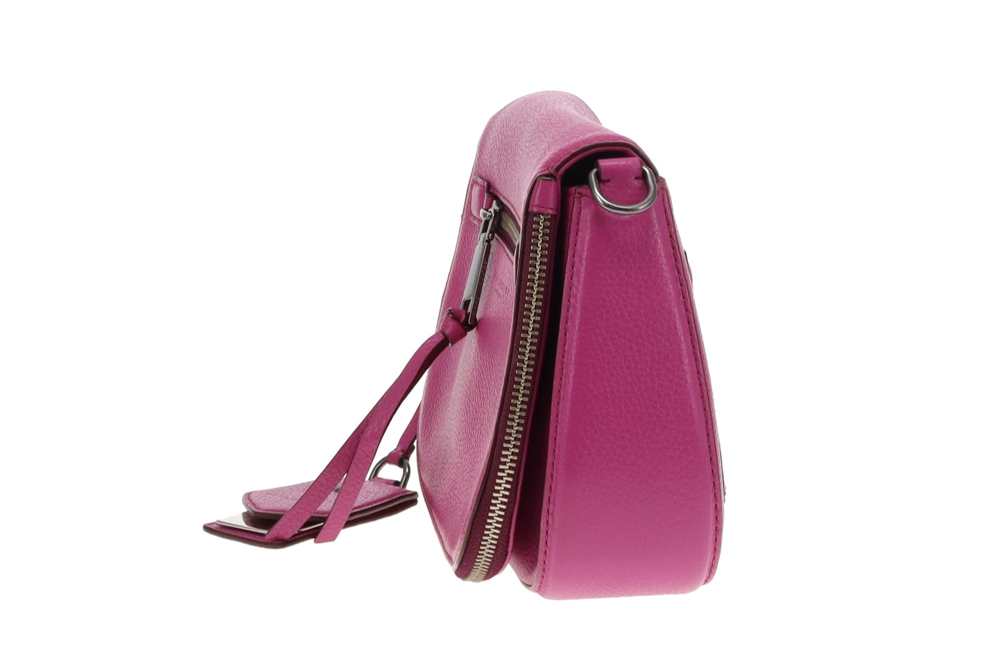 Marc Jacobs Magenta Small Recruit Saddle Bag