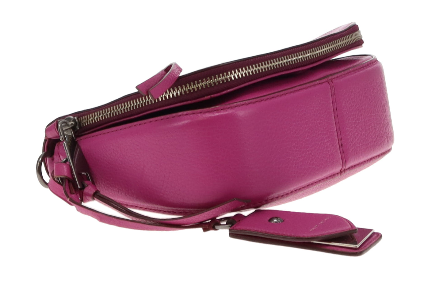 Marc Jacobs Magenta Small Recruit Saddle Bag