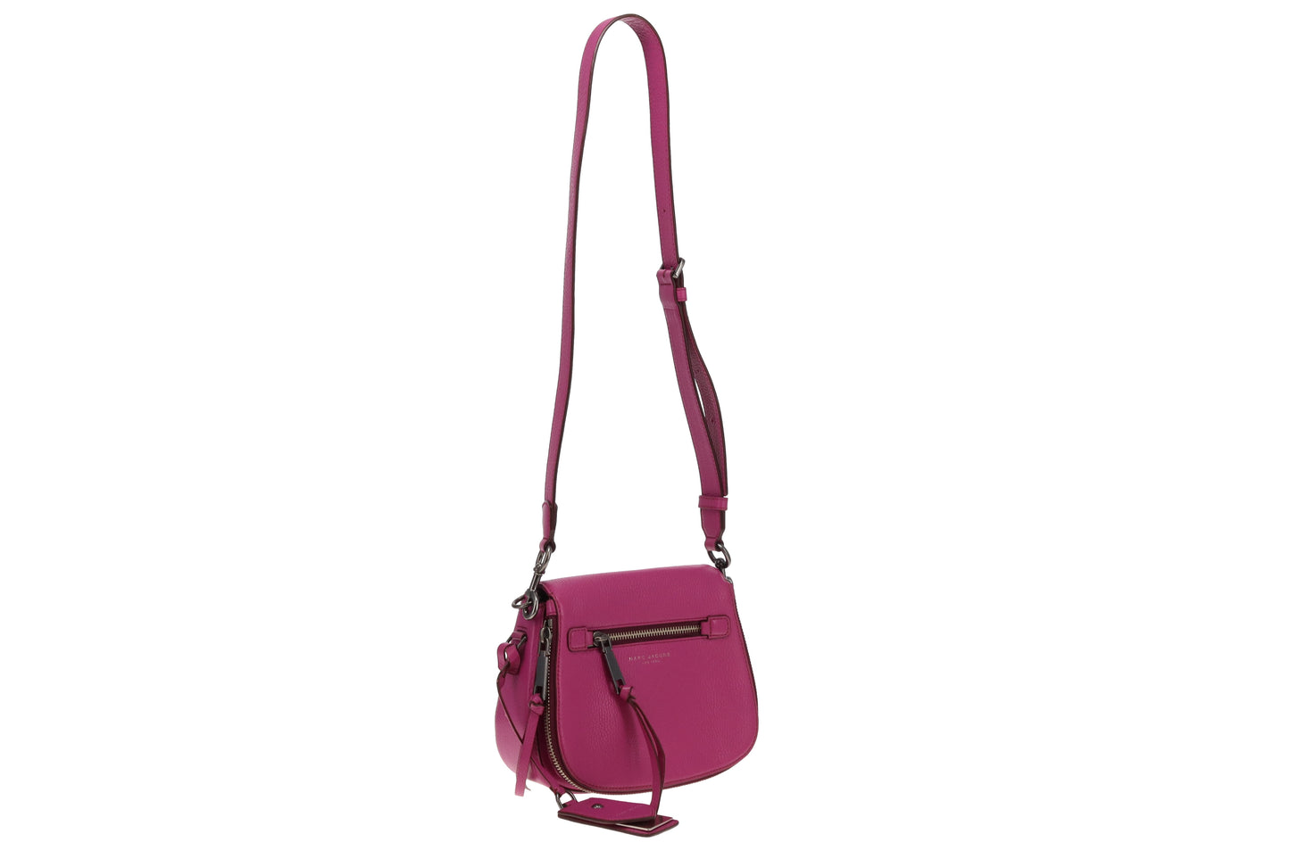 Marc Jacobs Magenta Small Recruit Saddle Bag