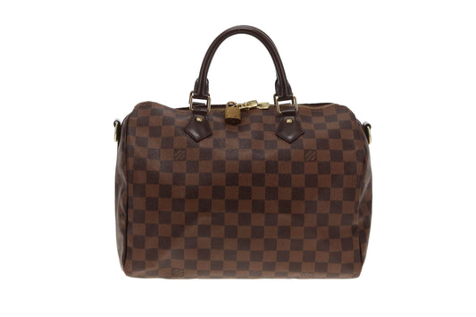 Louis Vuitton Damier Ebene Speedy 30 Bandouliere AA5105 - 2015