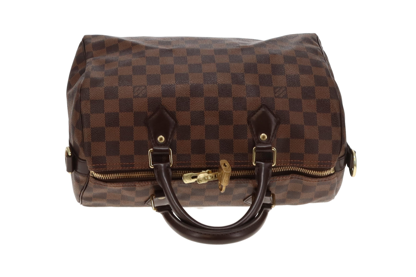 Louis Vuitton Damier Ebene Speedy 30 Bandouliere AA5105 - 2015