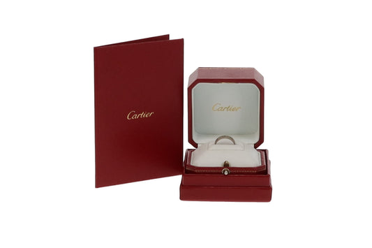 Cartier White Gold Love Ring Size 50