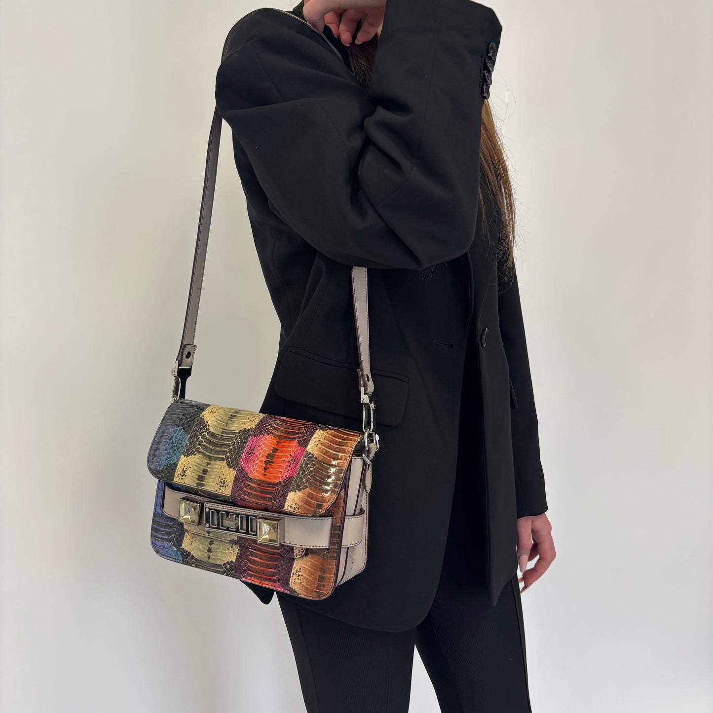 Proenza Schouler PS11 Ltd Edition Snake Print Multicolour