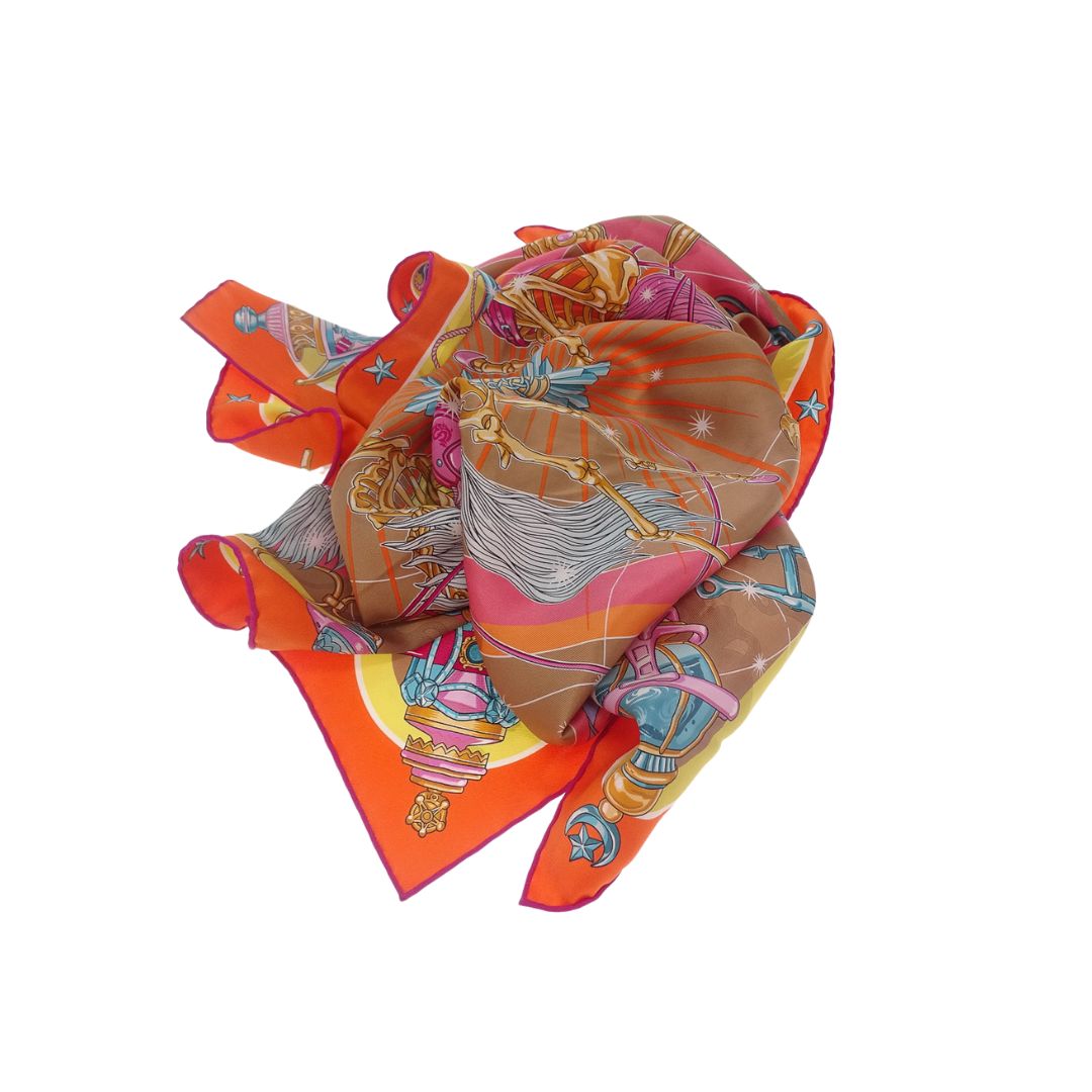 Hermes Chorus Stellarum Silk Scarf 70cm