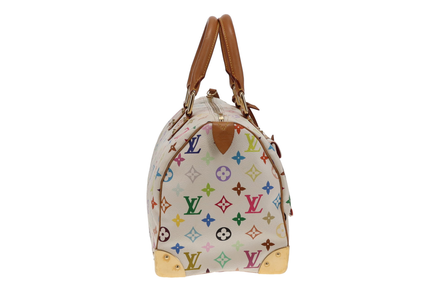 Louis Vuitton White Multicolour Takashi Murakami City Speedy SP0034 - 2004