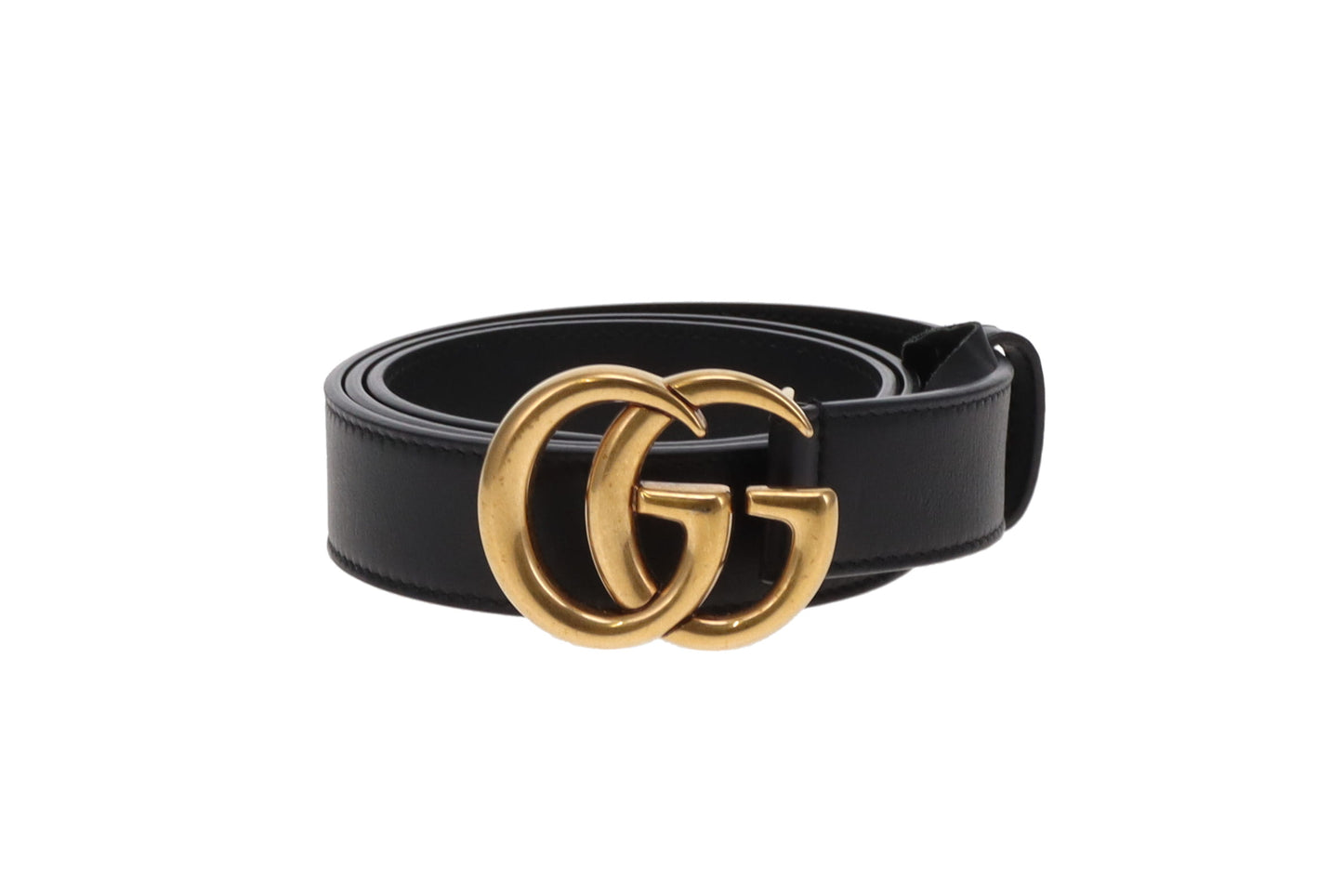 Gucci Marmont Black Belt 80cm