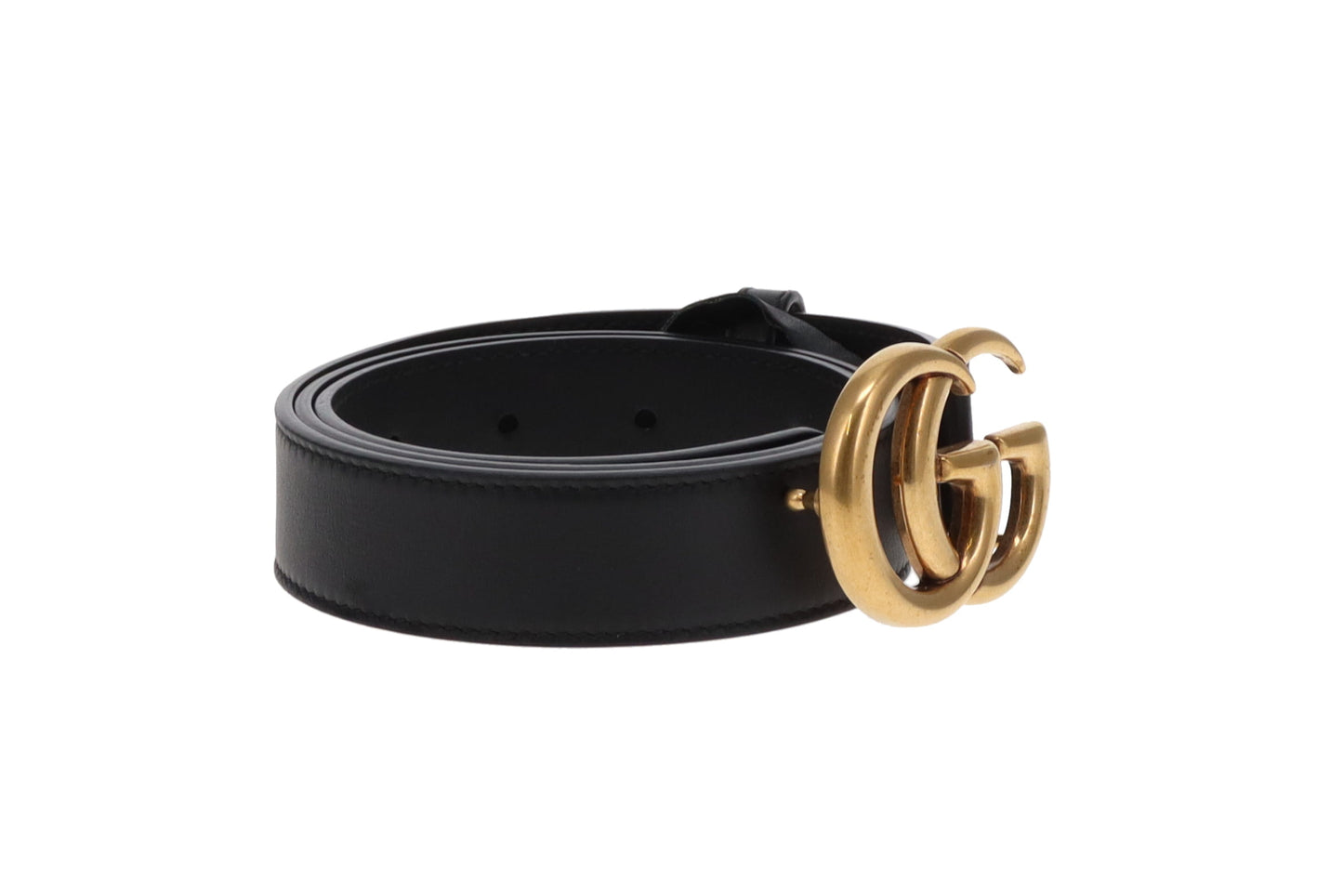 Gucci Marmont Black Belt 80cm