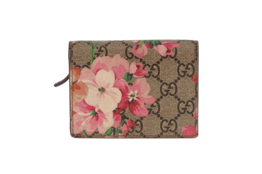 Gucci Blooms GG Supreme Card & Coin Case