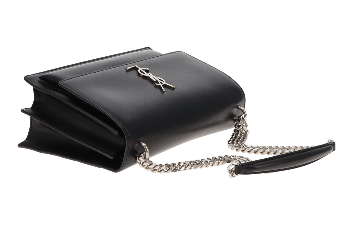 Saint Laurent Black Smooth Leather Sunset Large RRP €2300