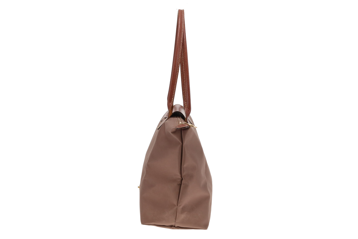 Longchamp Dark Beige Le Pliage S Shoulder Tote