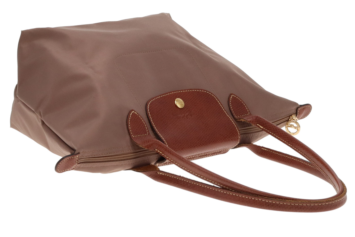 Longchamp Dark Beige Le Pliage S Shoulder Tote