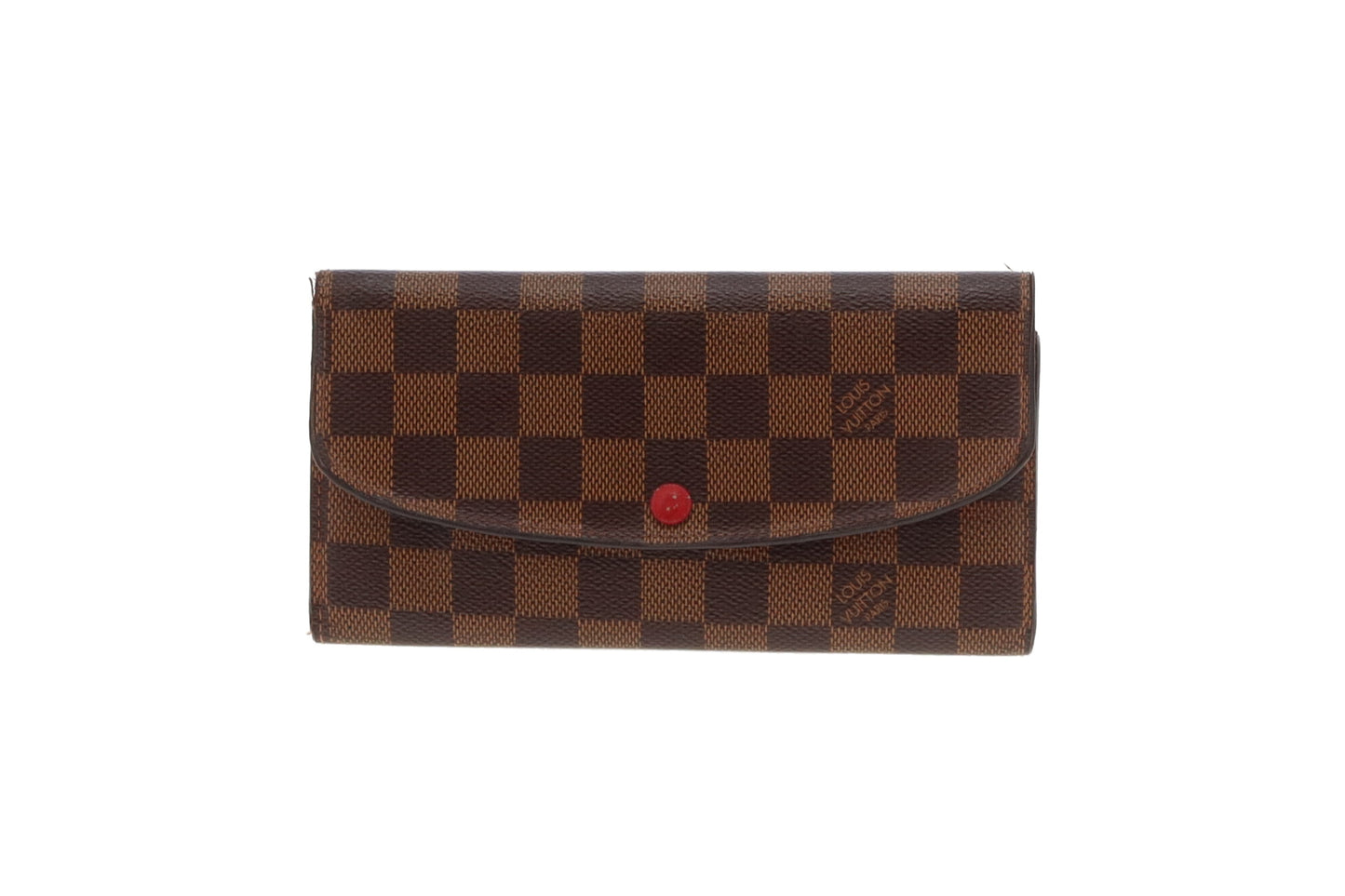 Louis Vuitton Damier Ebene Emilie Wallet Cerise 2