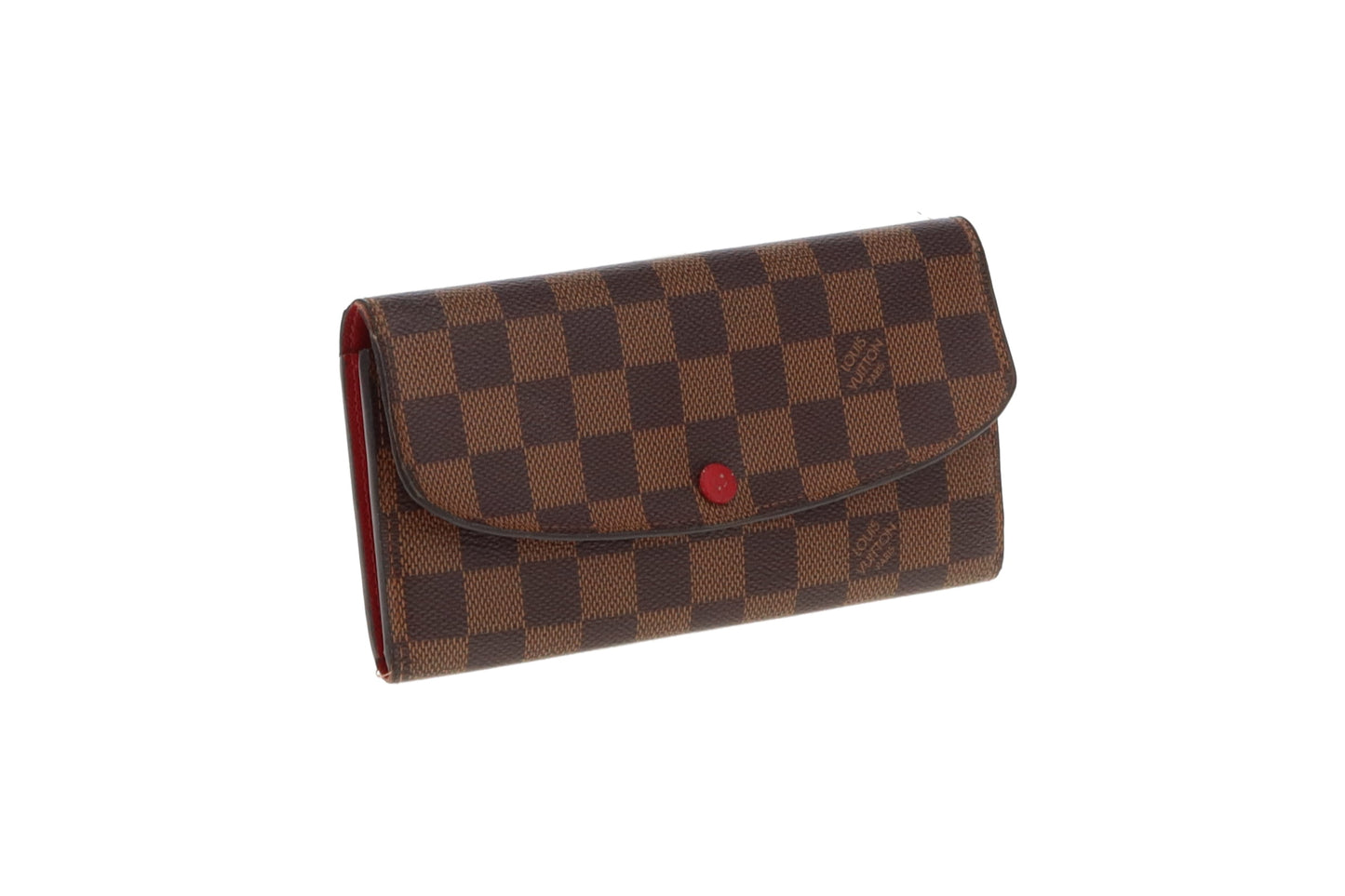 Louis Vuitton Damier Ebene Emilie Wallet Cerise 2