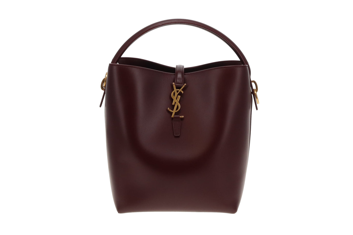 Saint Laurent Rouge Cabernet Le 37 Bucket Bag 2024