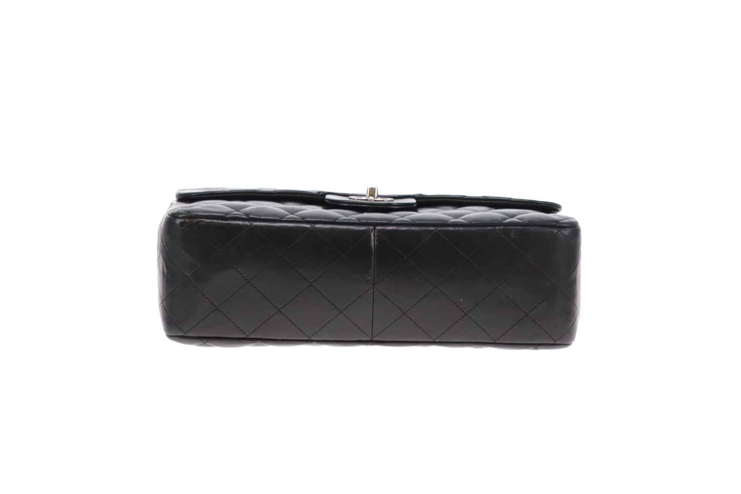 Chanel Vintage Black Lambskin Jumbo Single Flap 2009/10