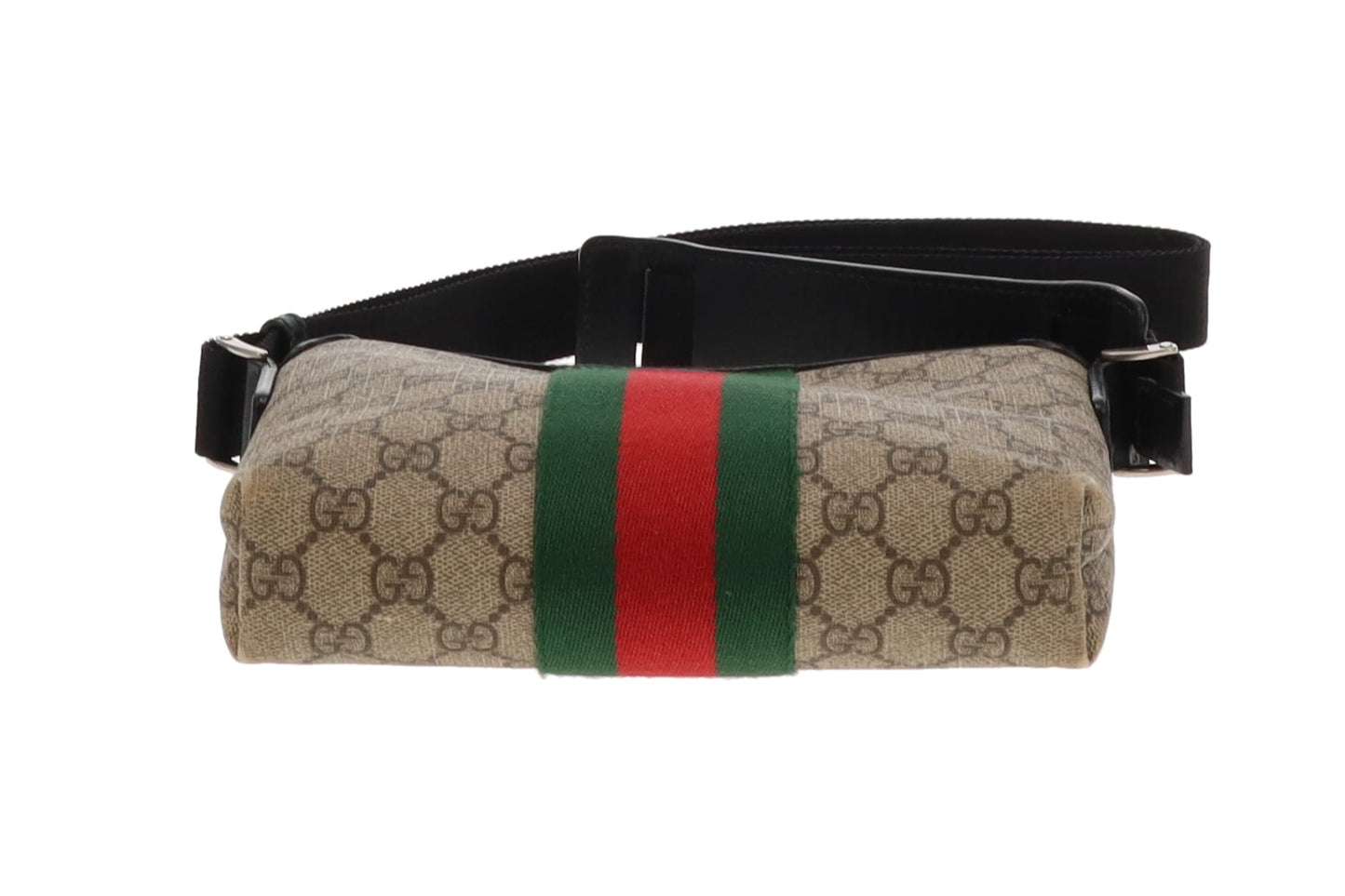 Gucci GG Supreme and Web Detail Messenger Bag