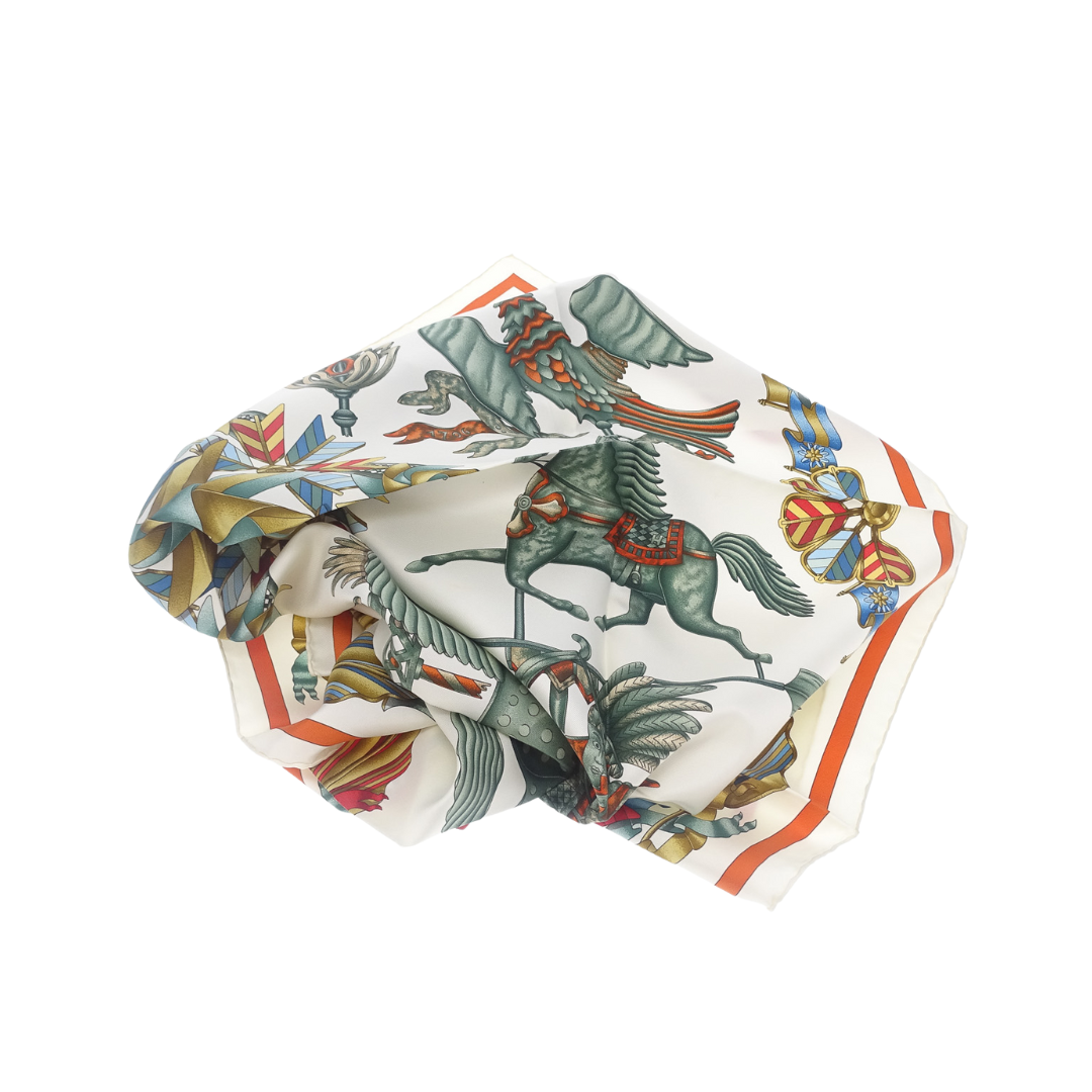 Hermes Les Girouettes Silk Scarf 90cm