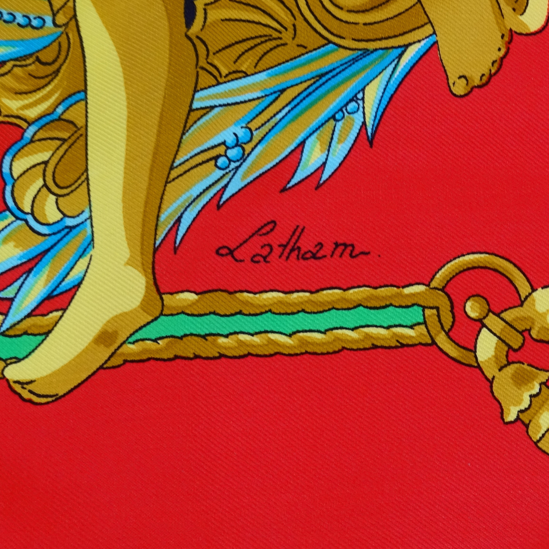 Hermes Hommage A Charles Garnier Silk Scarf 90cm