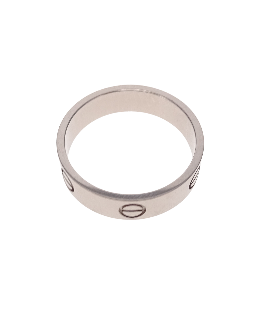 Cartier White Gold 18K Classic Love Ring Size 62