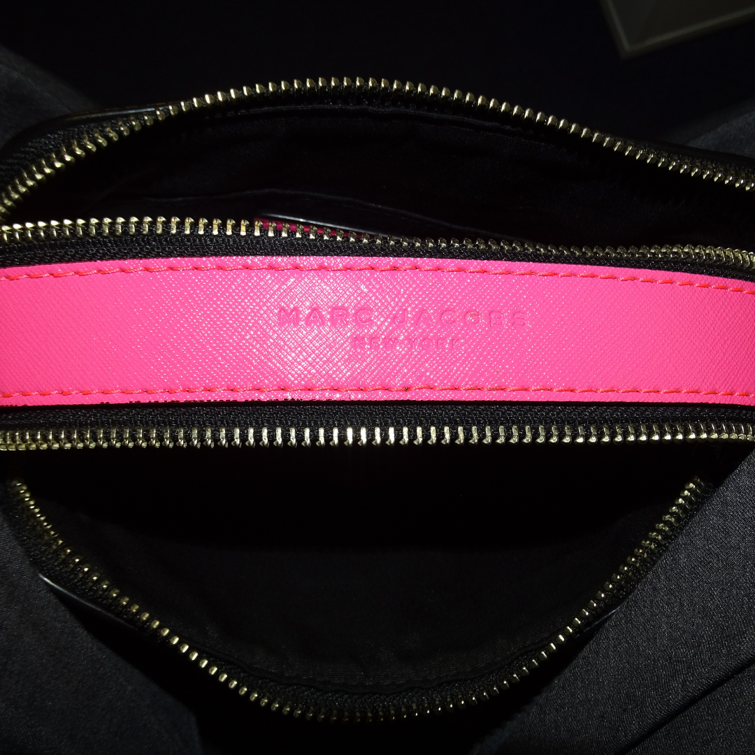 Marc Jacobs Hot Pink Leather SHW Snapshot Crossbody