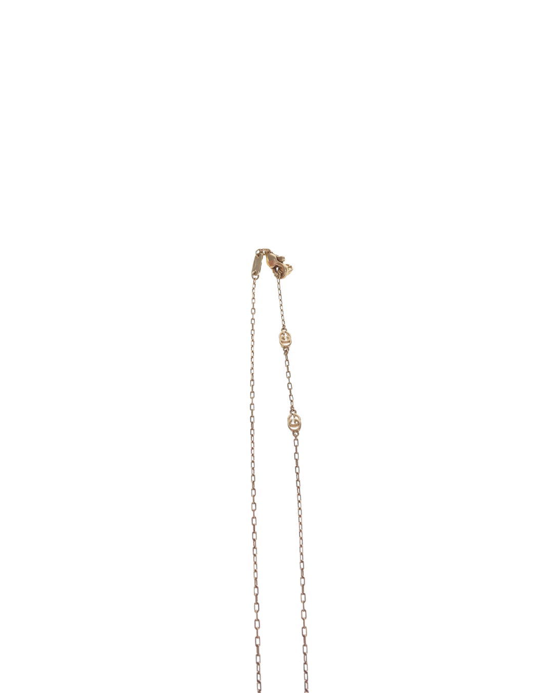 Gucci 18K Gold GG Running Necklace