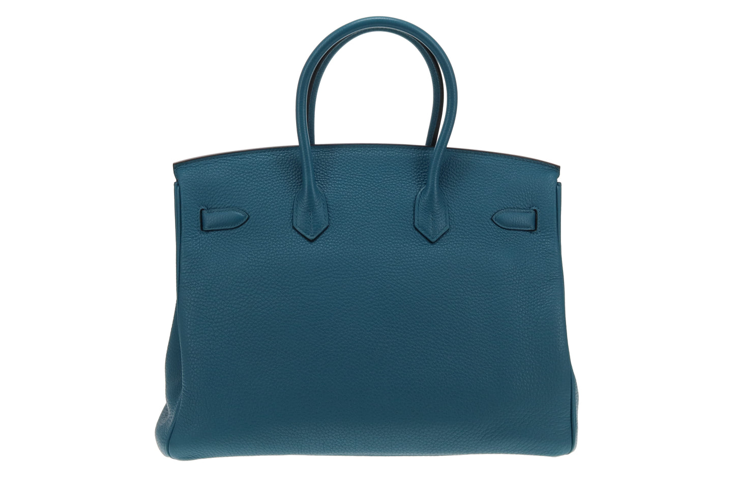 Hermes Blue Izmir Togo Birkin 35 2012 (P in a square)