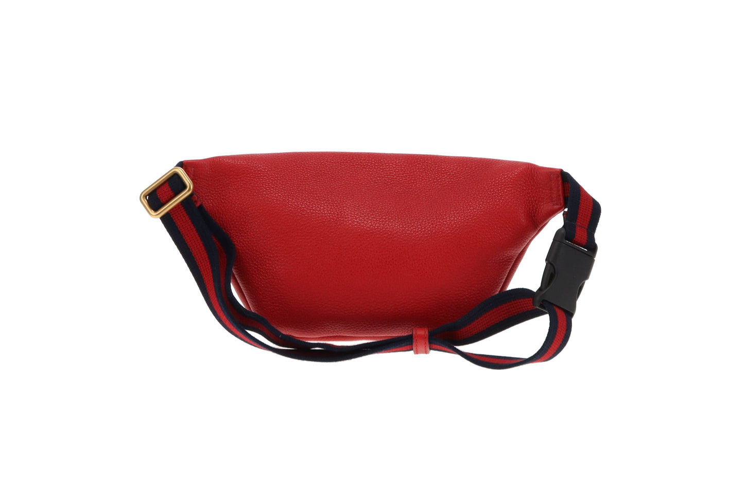 Gucci Red Leather Small Logo Waist Bag